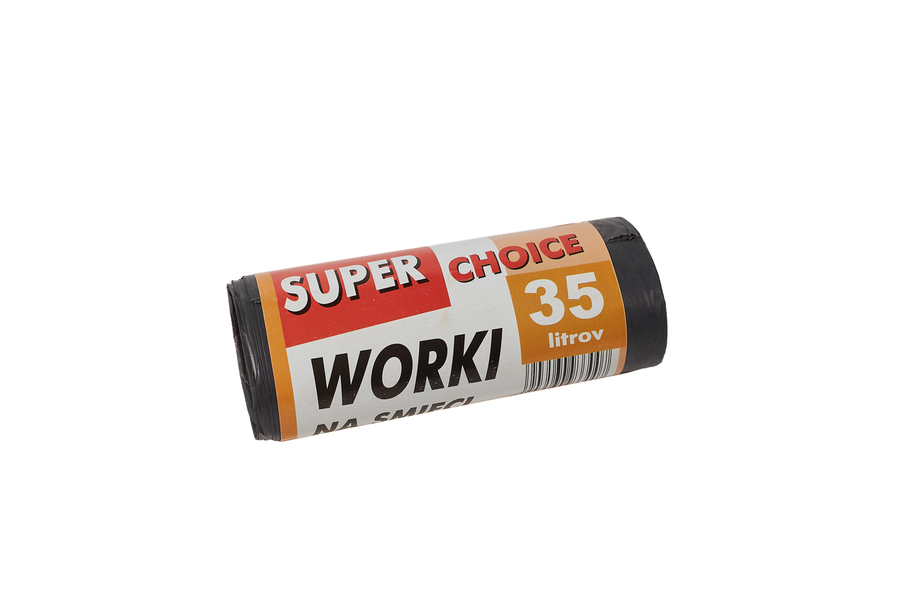 

Пакет для мусора SUPER CHOICE LD 50*60/35л* 15 шт (LUX) (Super Pack)