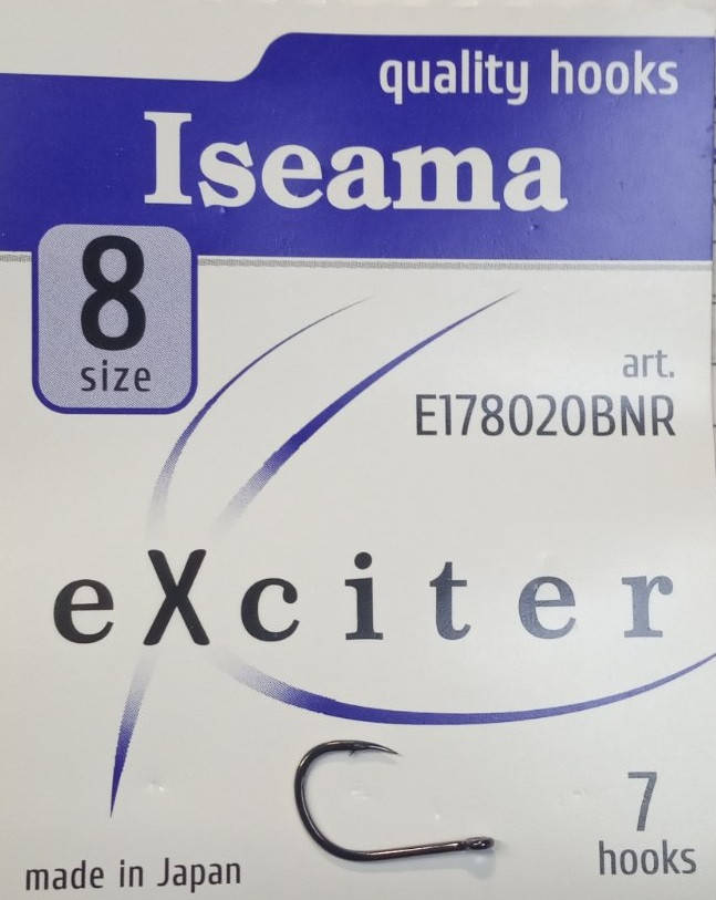

Крючки рыболовные eXciter Iseama №2