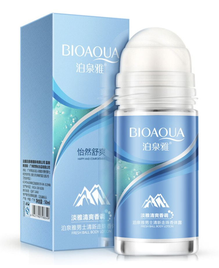 

Дезодорант-антиперспирант роликовый Горная Свежесть Bioaqua Blue, 50мл
