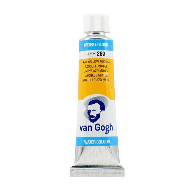 

Краска акварельная Van Gogh (269), AZO Желтый средний, туба 10 мл, Royal Talens