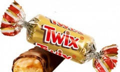

Конфеты Twix покрыты молочным шоколадом 1 кг.