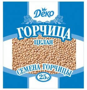 

"ДЕКО" Гірчиця ціла насіння 25г (1/25/150)