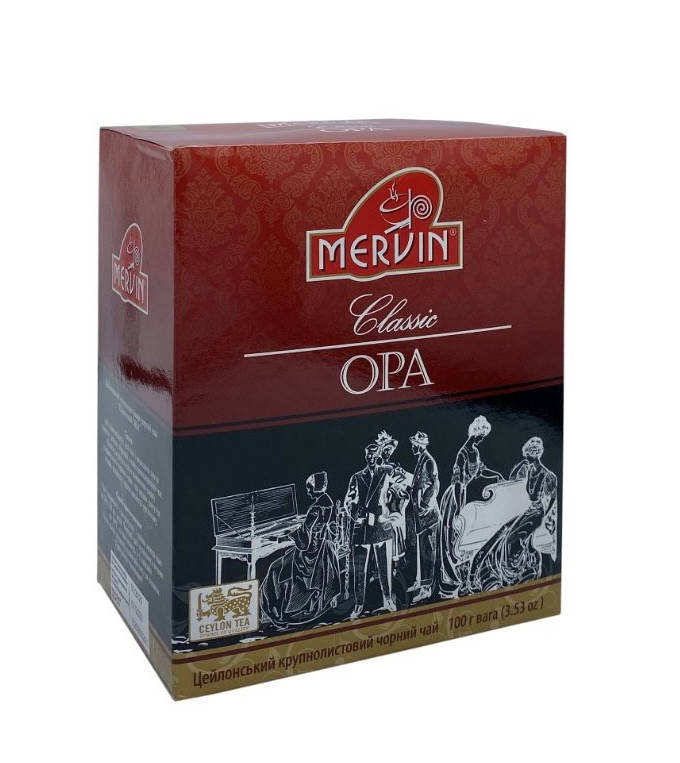 

Чай Чорный Мервин, Mervin " ОПА " 100г