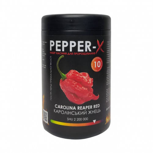 

Набор для выращивания острого перца Pepper-X Carolina Reaper Red 750 г