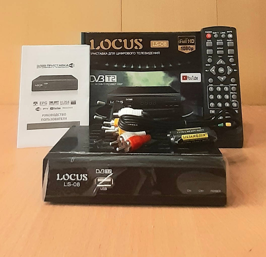 

Цифровой эфирный Т2 ресивер LOCUS LS-08