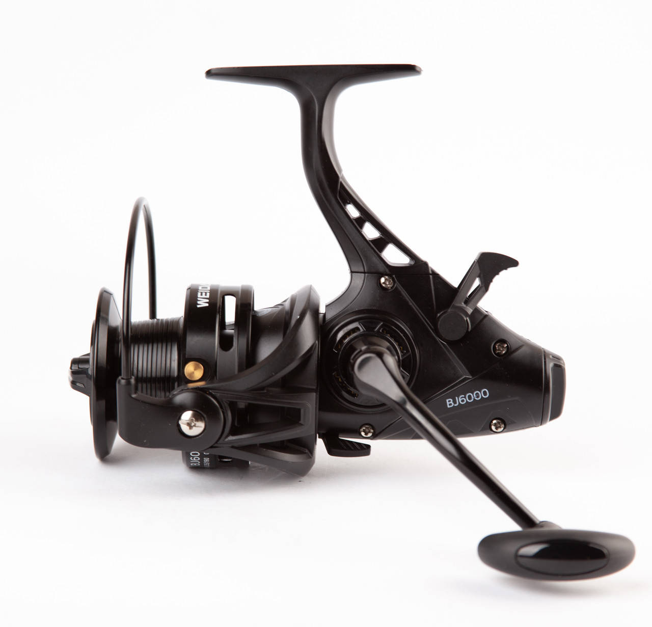 

Катушка с бейтраннером Weida BJ  конусная шпуля 8 подшипников, Черный