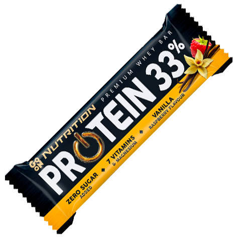 

Батончик GoOn Protein 33%, 50 грамм Ваниль-малина