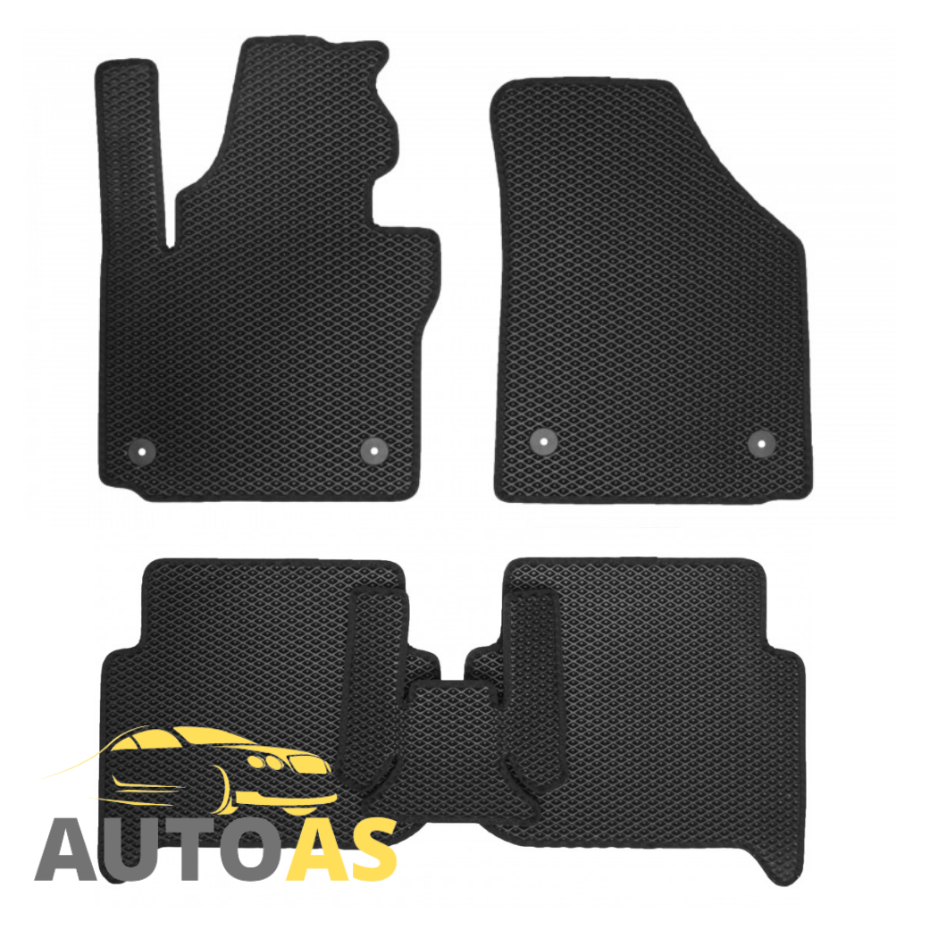 

Коврики в салон EVA для Volkswagen Touran (2003-2010) / Фольксваген Туран/ 5шт, Черный