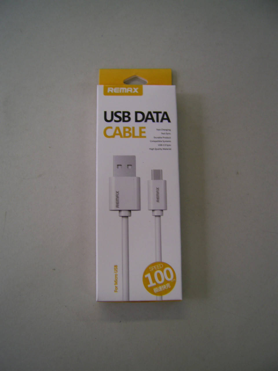 

Кабель Usb Micro USB Remax Fast RC-007m 1m (круглый) Whitе