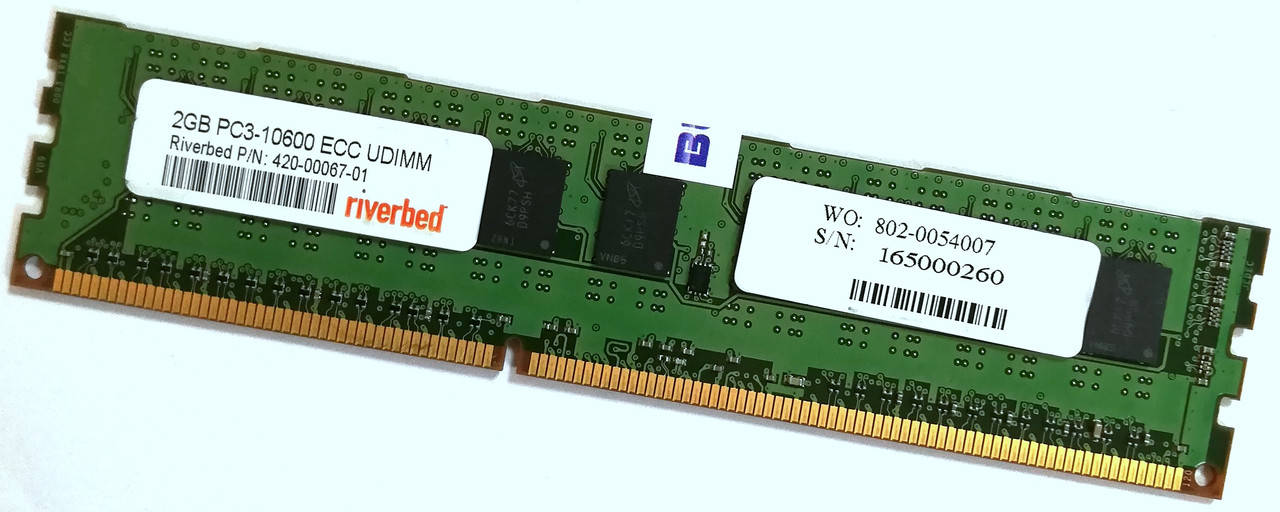 

Оперативная память с коррекцией ошибок ECC DDR3 2Gb 1333MHz 10600E CL9 Б/У MIX