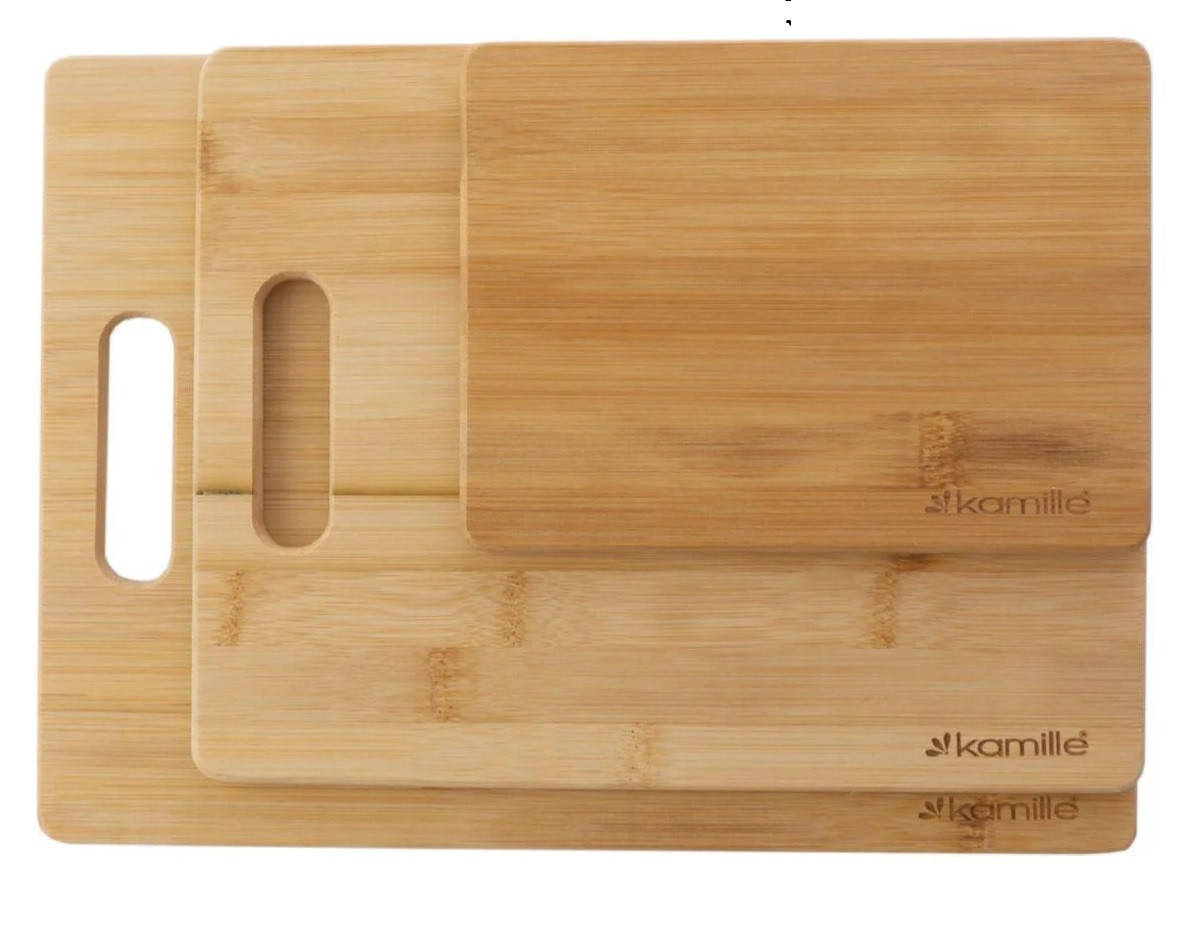 

Набор досок разделочных Kamille бамбук (3 шт) 10078