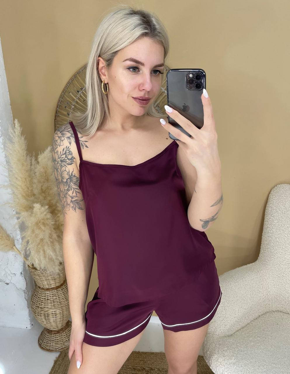 

Пижама женская майка + шорты, размеры 42-48 "MODA MUR" недорого от прямого поставщика