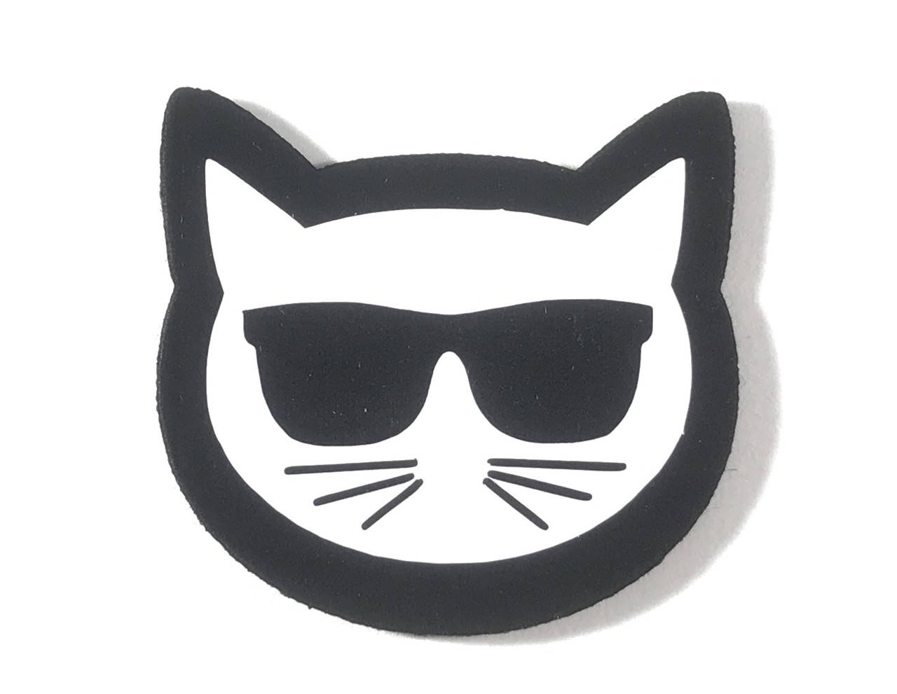 

Нашивка Кот Лагерфельда / Lagerfeld's Cat 40х38 мм, Разные цвета