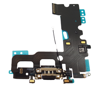 

Шлейф с разъемом зарядки и наушников для Apple iPhone 7, черный