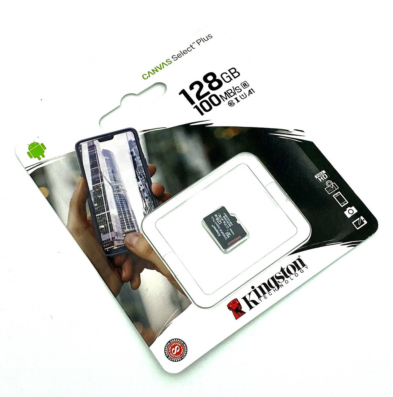 

Карта памяти 128Gb Kingston Class 10 A1 UHS-I Micro SD
