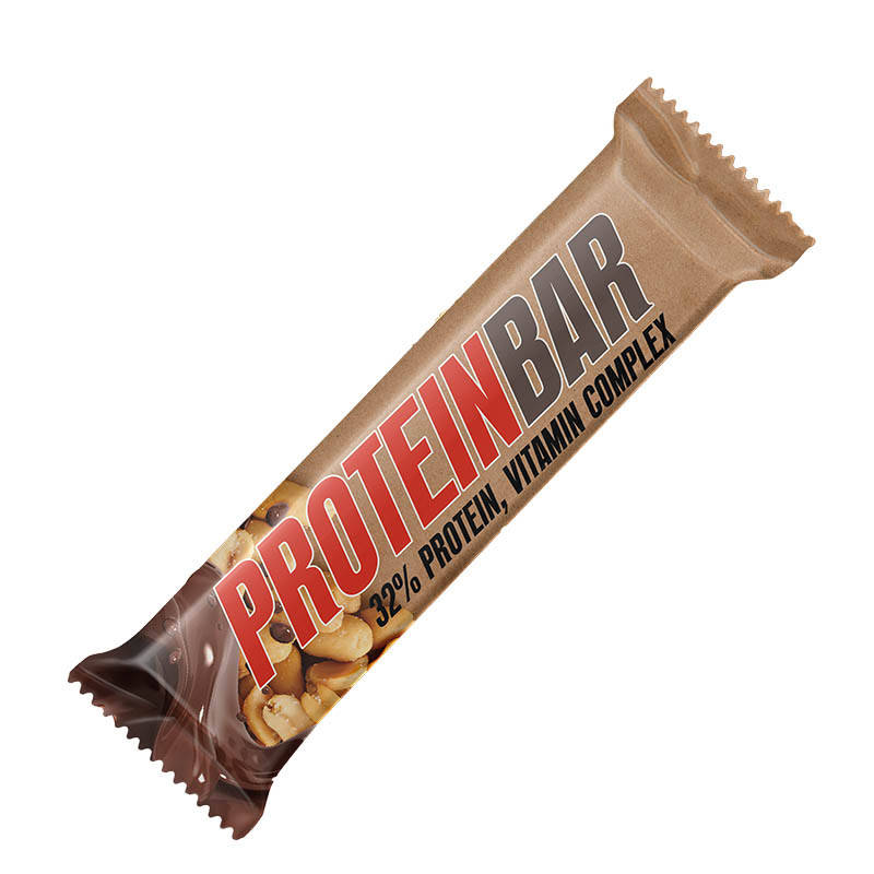 

Батончик Power Pro 32% Protein Bar, 60 грамм - арахис с карамелью