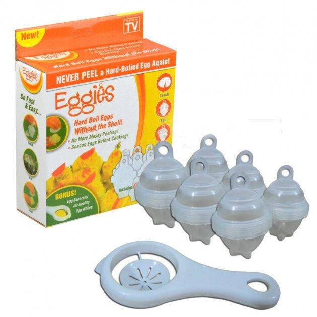 

Формы для варки яиц без скорлупы Eggies (6шт)