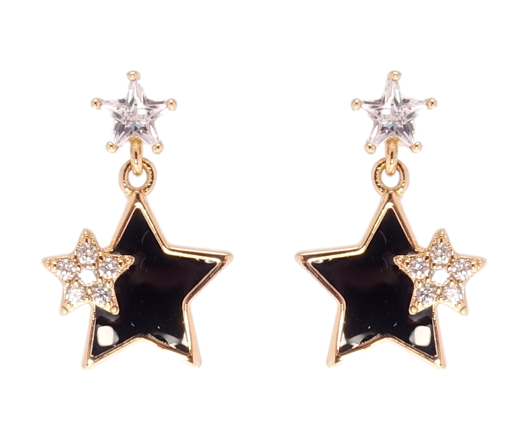 

Серьги Xuping QQMM Позолота 18K гвоздики (пусеты) "Звезды"