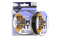 

Леска Zeox Element Universal 100м Black Green 0.350мм, Черный