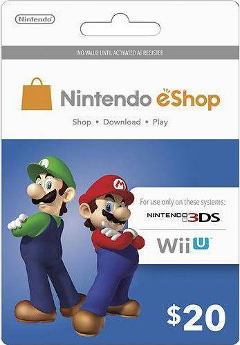 

Карта пополнения Nintendo eShop Card $20 (USA)