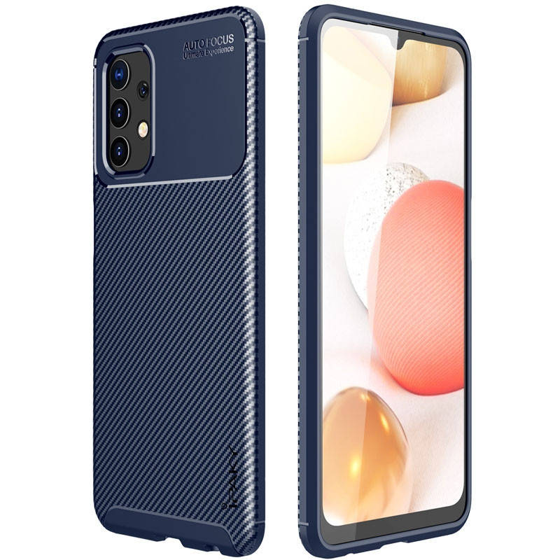 

Карбоновые чехлы для Samsung Galaxy A52 / Самсунг Гелекси А52, Синий