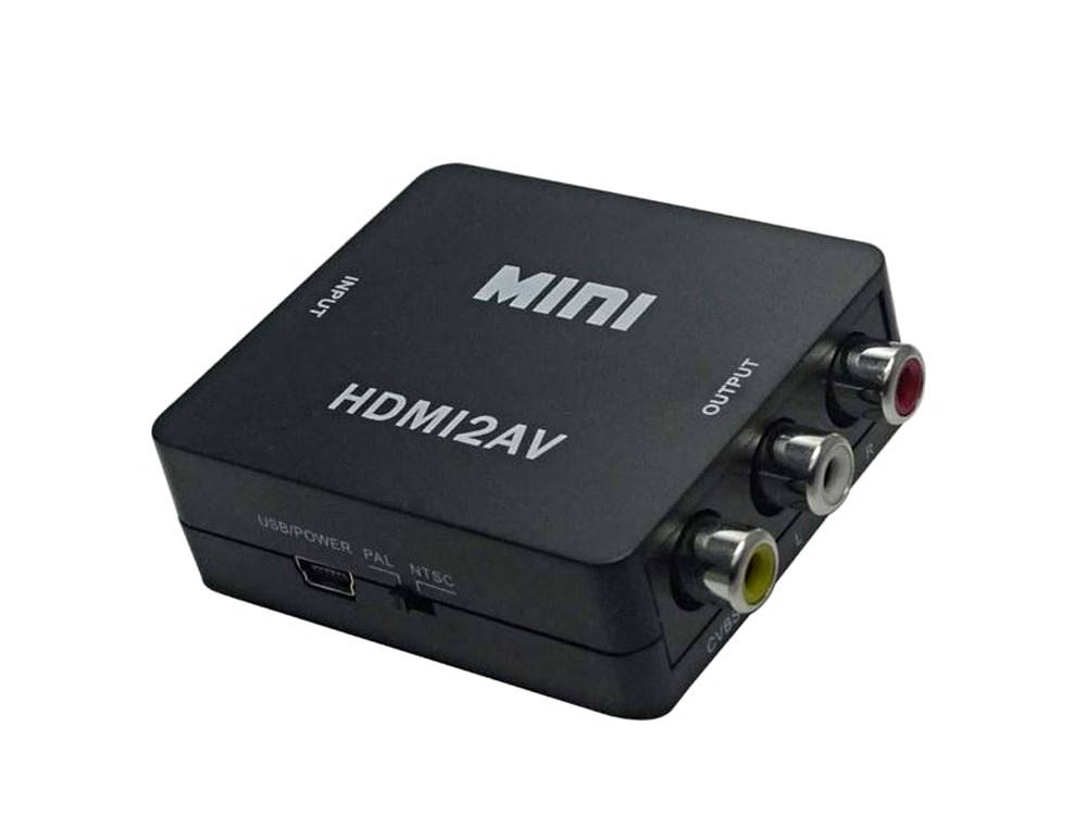 

Мини переходник HDMI на RCA адаптер-конвертер 720p/1080p (аудио/видео)
