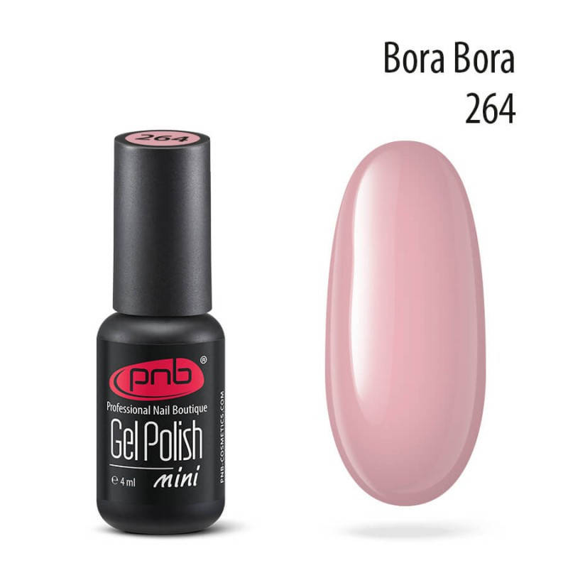 

Гель-лак PNB Gel nail polish mini №264 bora bora 4 мл (15021Qu)