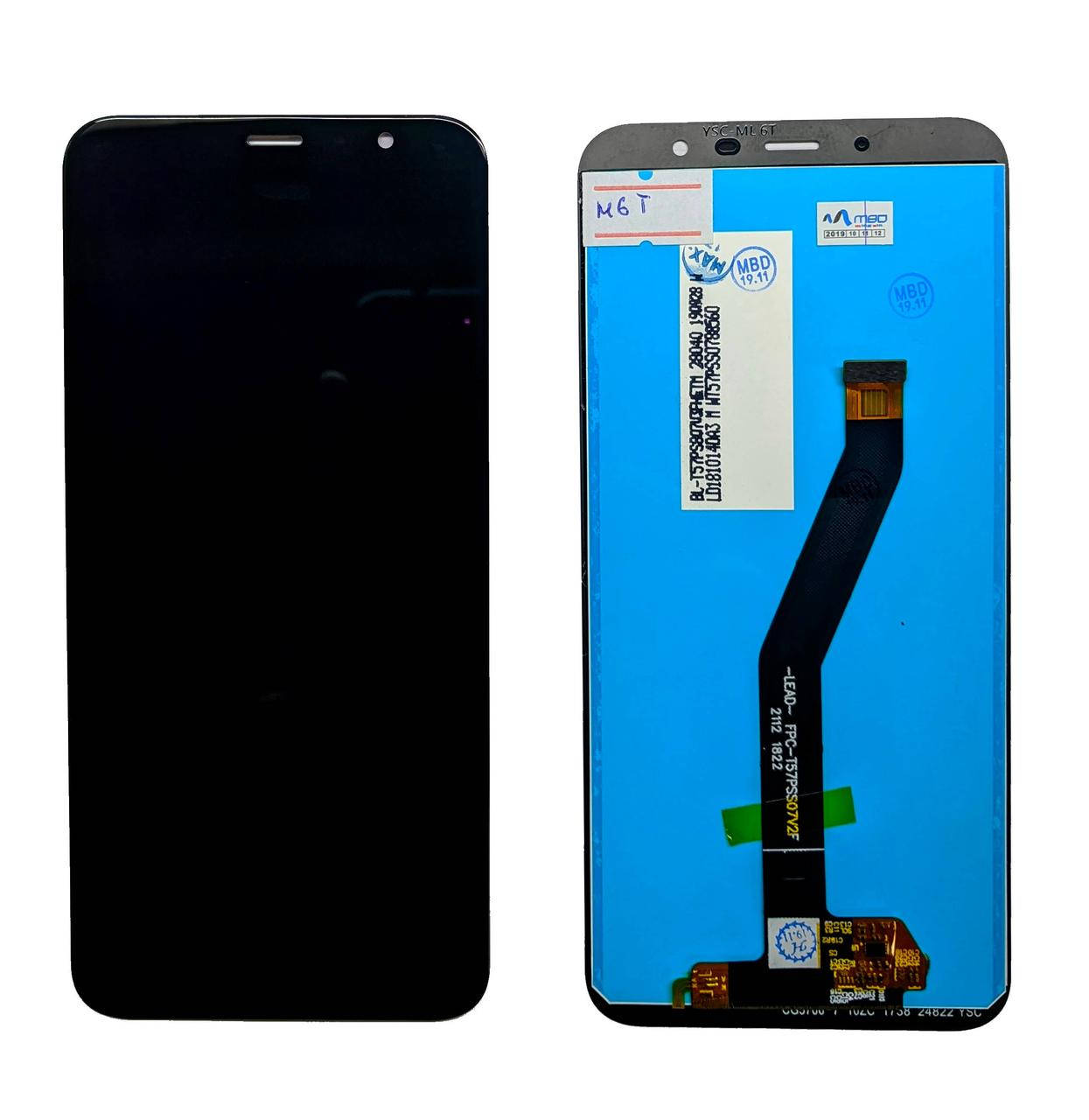 

Дисплейный модуль Meizu M6T M811H тачскрин и экран, Черный