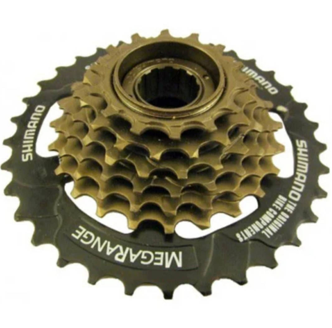 

Трещотка Shimano MegaRange MF-TZ31 14-34Т 7 звёзд ,трещётка,звезда задняя,кассета,вольнобег,семерик - трещотка