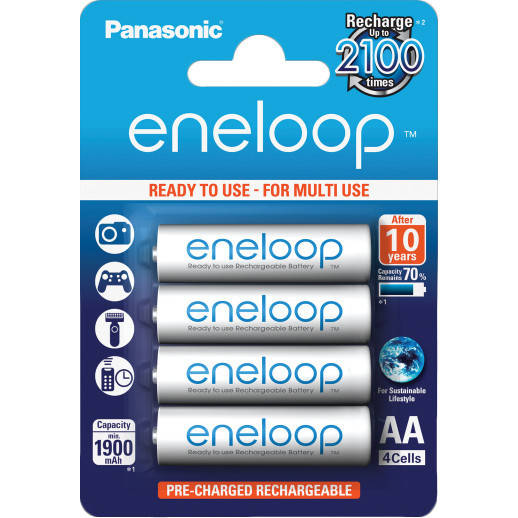 

Акумулятор Panasonic Eneloop 1900mAh NI-MH * 4