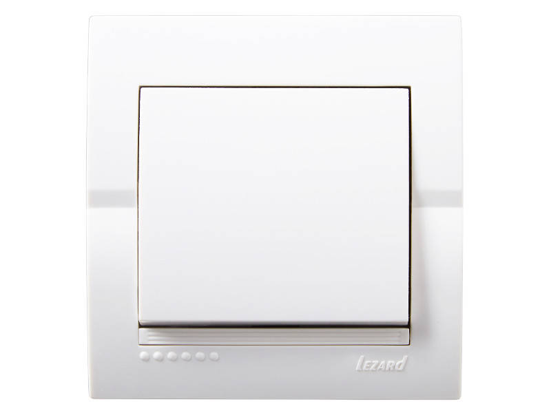 

Выключатель ТМ LEZARD серии Dery белый