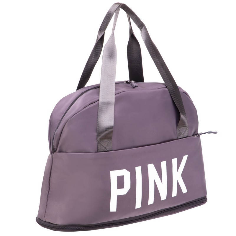 

Сумка спортивная для спортзала, фитнеса PINK SP-Sport GA-5018 серый