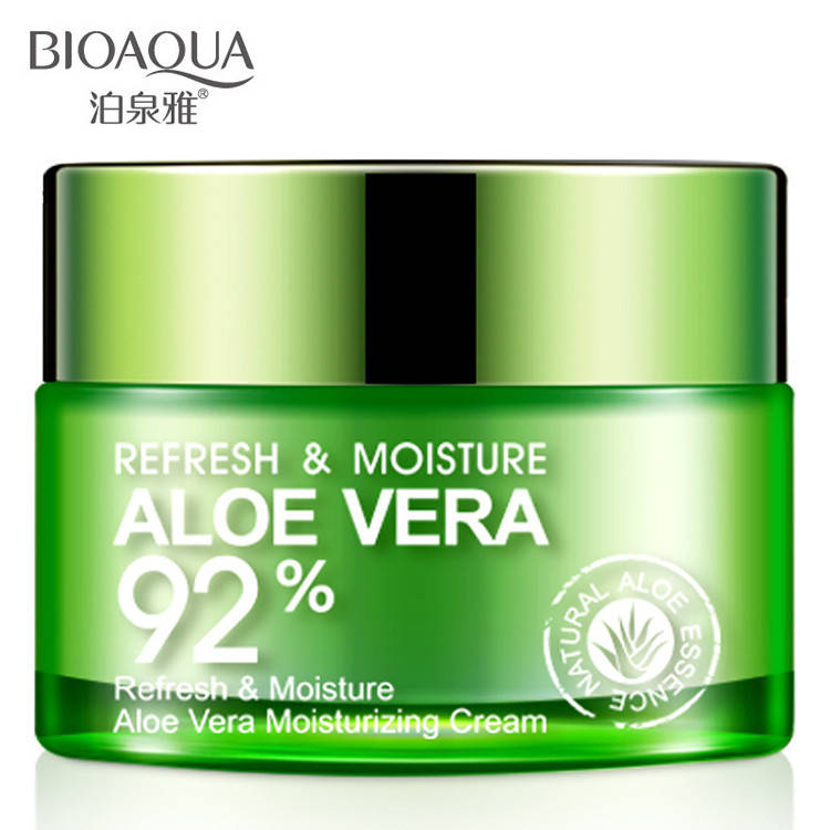 

Освежающий и увлажняющий крем-гель для лица с экстрактом алоэ Bioaqua 50g