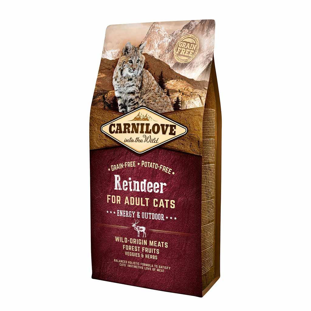 

Корм для котов Carnilove Cat Raindeer Energy & Outdoor 2кг