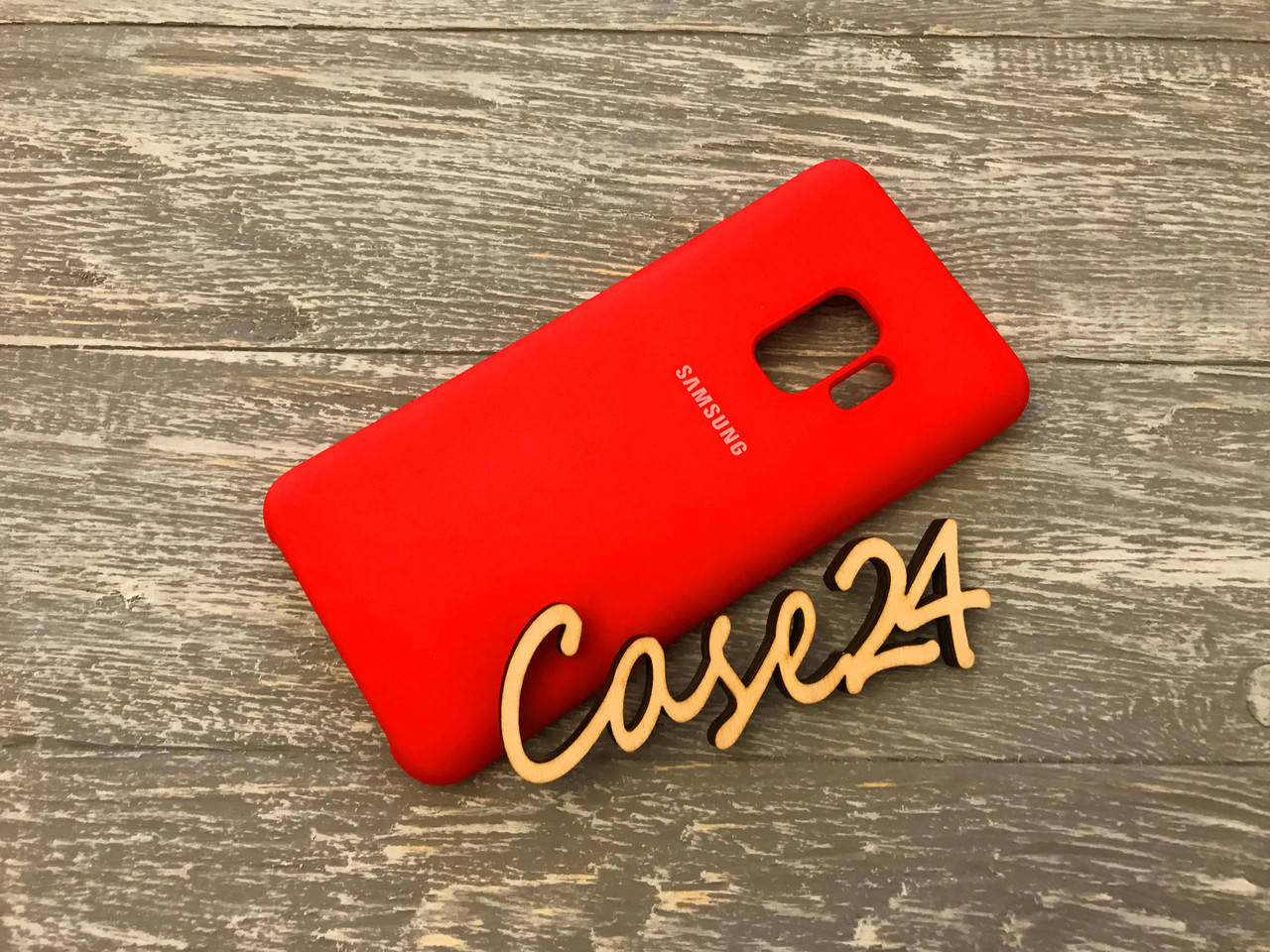 

Чехол Soft touch для Samsung Galaxy S9 Plus (7 цветов) красный