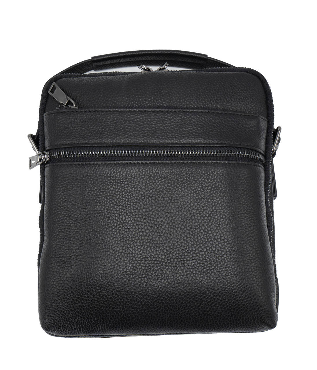 

Мужская кожаная сумка барсетка через плечо NiceBags V11223 - Черная сумка мессенджер из натуральной кожи, Черный