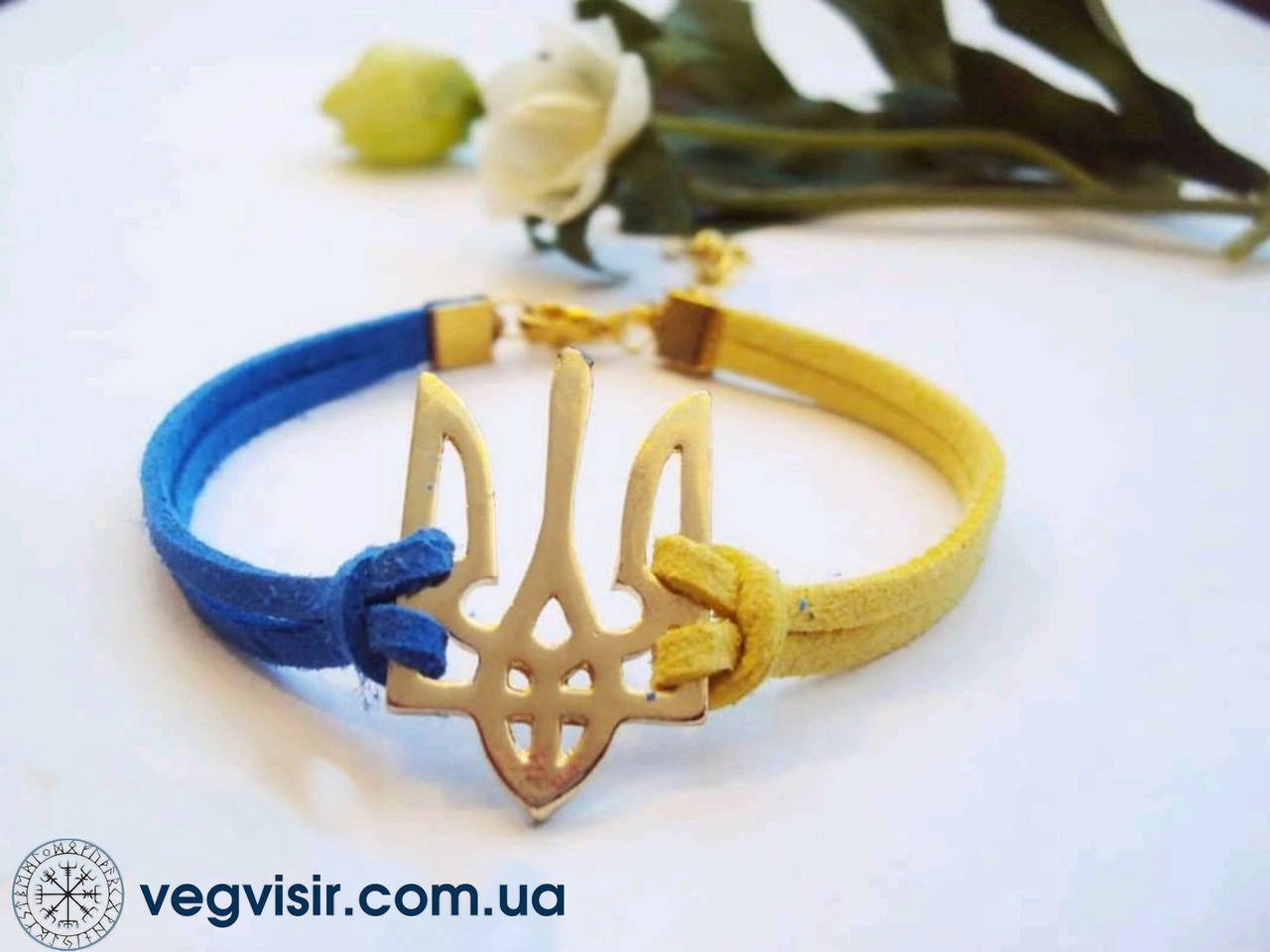 

Шикарный браслет трезубец Украины тризуб герб