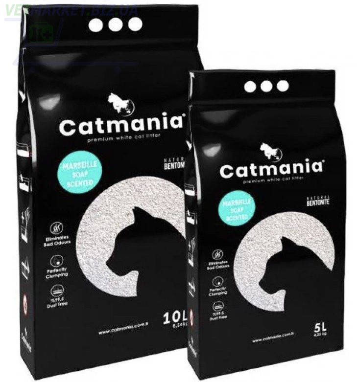 

CATMANIA бентонітовий наповнювач марсельске мило 5л