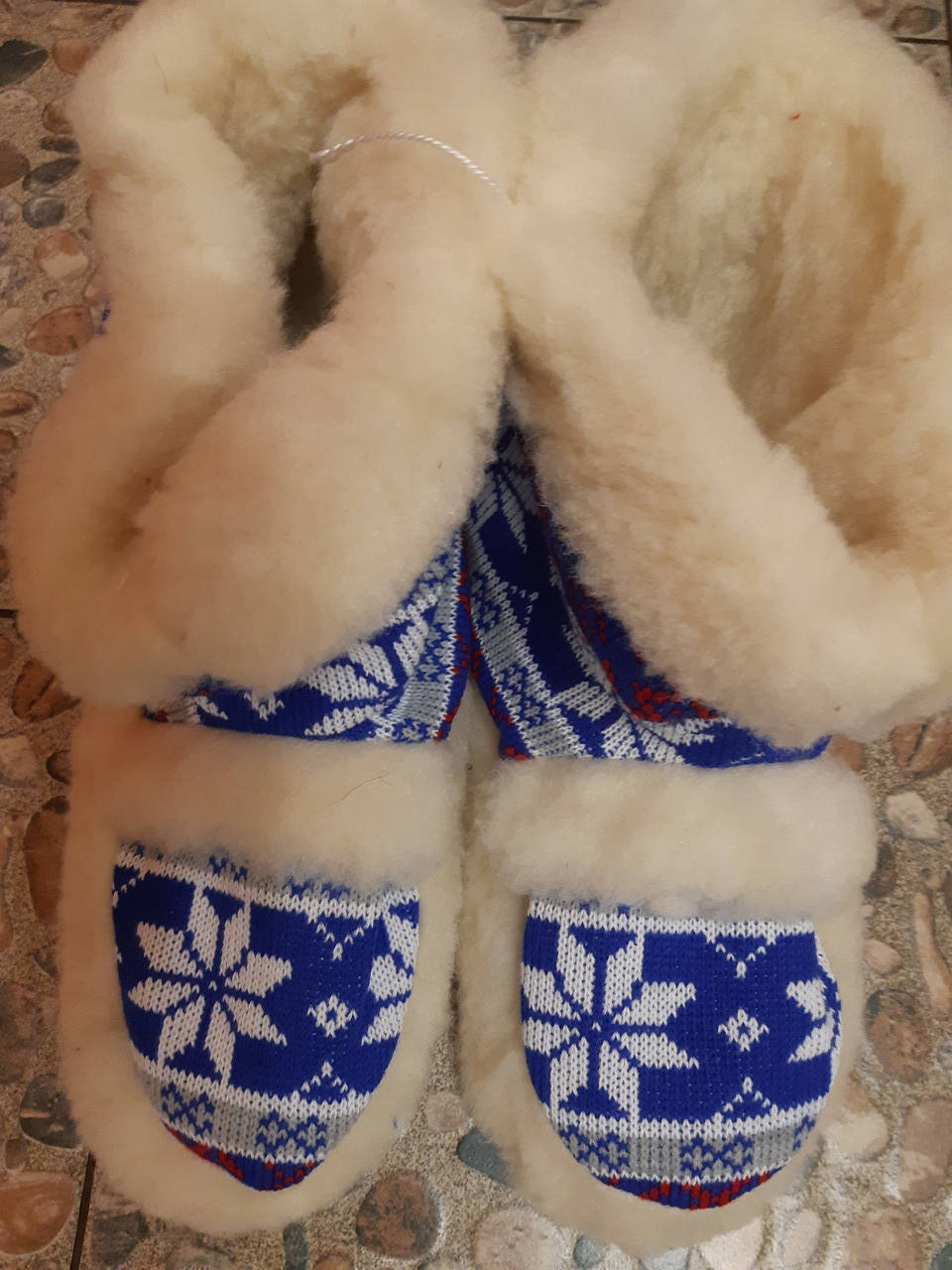 

Бурки женские овчина + вязка , голубые, 36 - 41 размер., Голубой