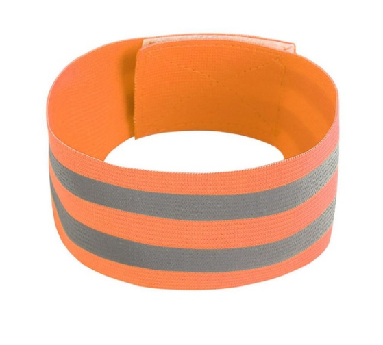 

Светоотражающая лента на липучке для ног и рук (Оранжевый)