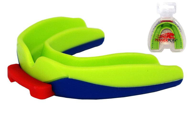 

Капа боксерська PowerPlay 3312 SR Зелено-Синя