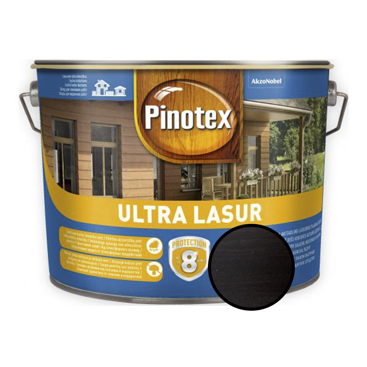 

Деревозащитное средство Pinotex Ultra Lasur палисандр 10л