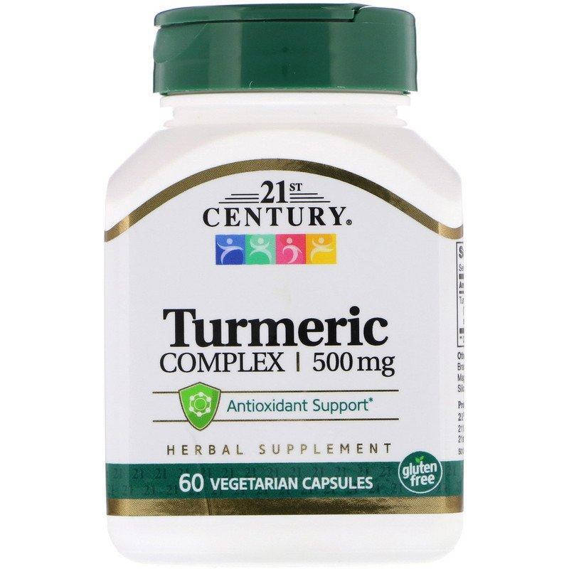 

Антиоксидантна добавка 21st Century Turmeric Complex 500 mg 60 Caps