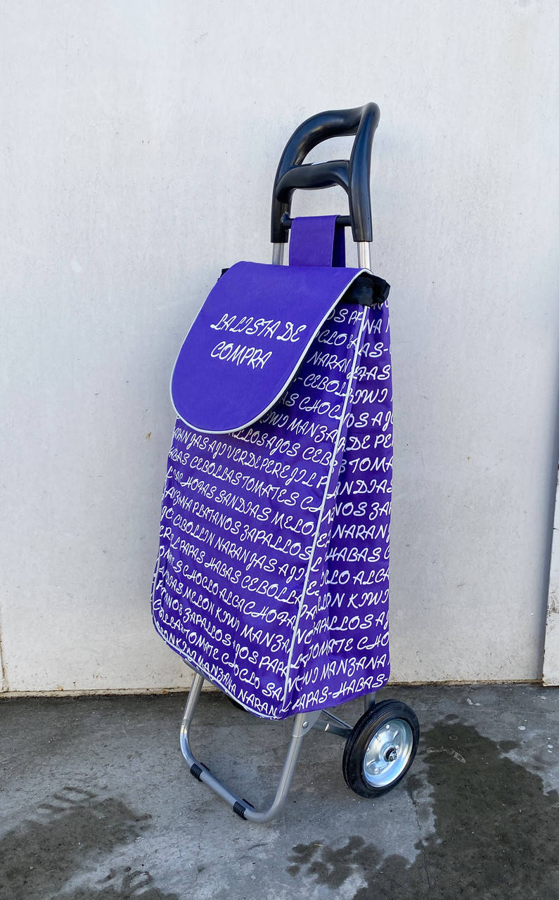 

Хозяйственная сумка - тележка с ЖЕЛЕЗНЫМИ колесами и ЦЕЛЬНОМЕТАЛЛИЧЕСКОМ каркасе., Серый