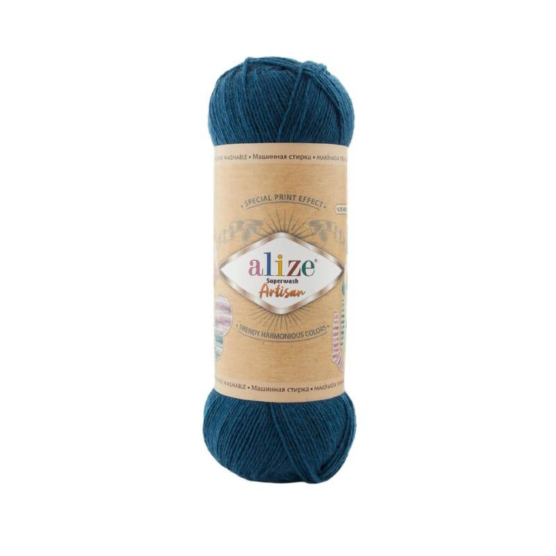 

Alize Superwash Artisan - 666 петроль, Синий