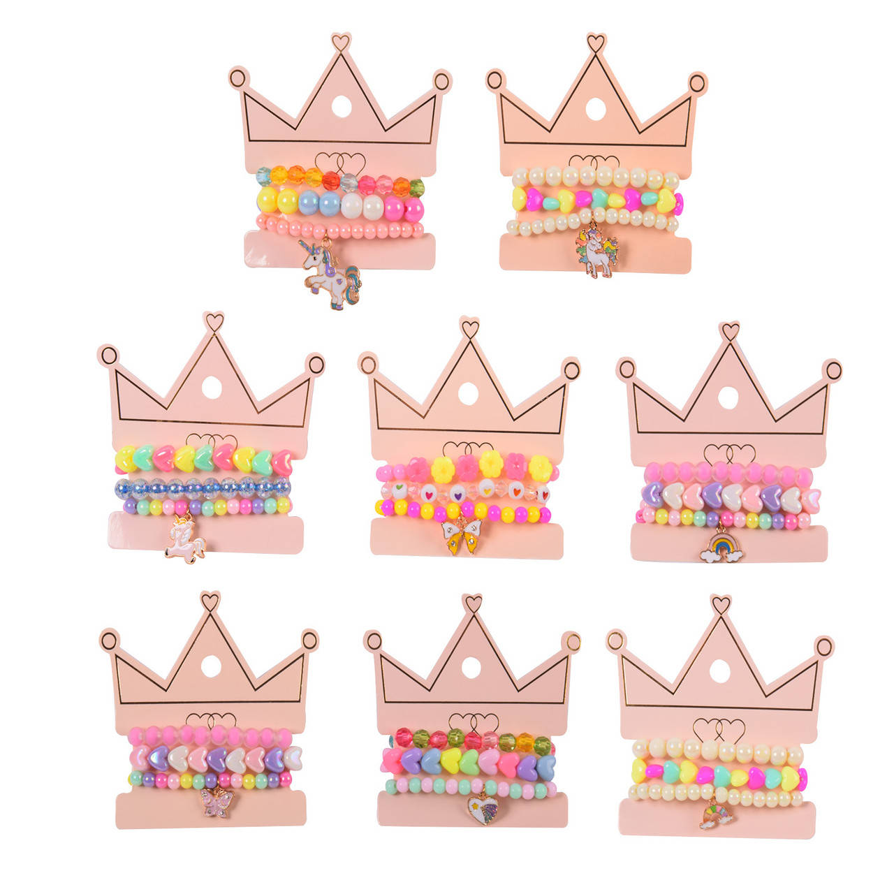 

Набор браслетов для девочек B4314