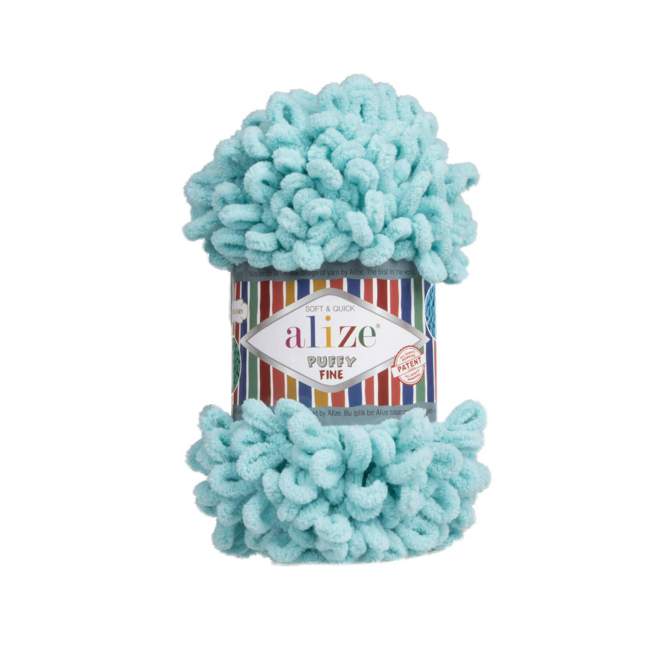 

Alize Puffy Fine 263 бирюзовый