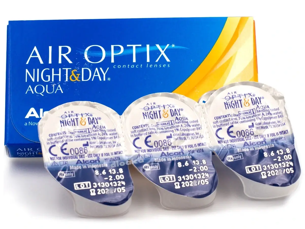

Air Optix Night&Day Контактные линзы 3шт. BC 8.6