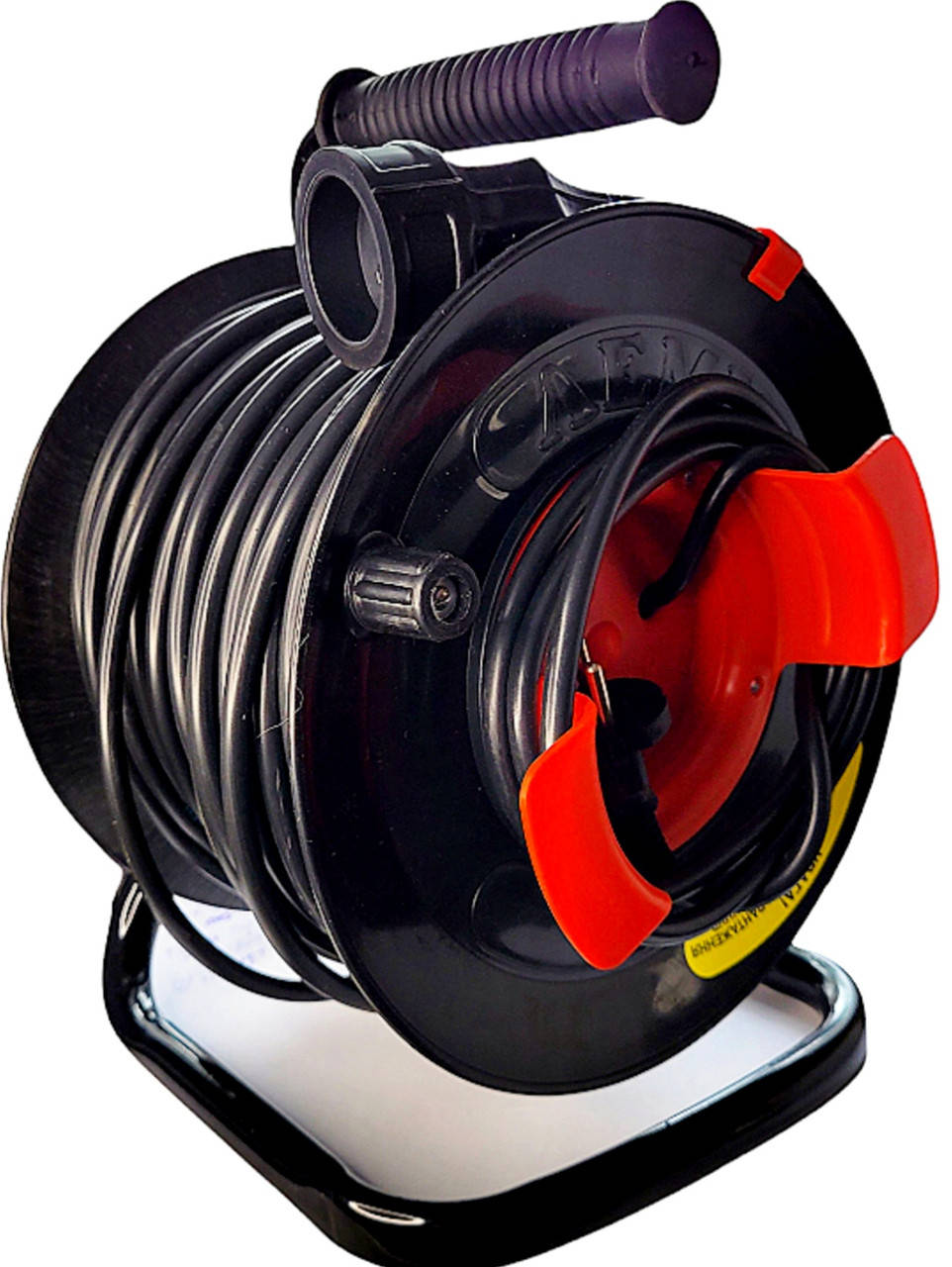 

Удлинитель на катушке 30м 2×1,5 мм² с выносной розеткой Лемира