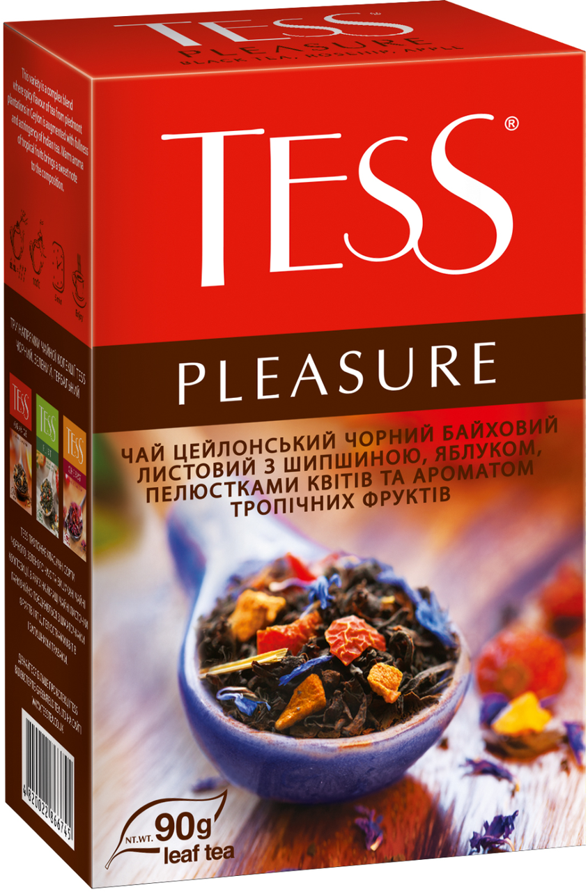 

/Чай черный 90г лист Pleasure TESS